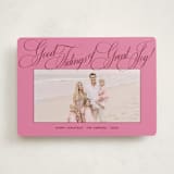 "Praline" - Holiday Cards in Gumdrop by Megan Davis - Front