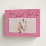 "Praline" - Holiday Cards in Gumdrop by Megan Davis - Folded Card