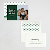 "Family is a gift" - Holiday Cards in Juniper by Jessica Corliss - Assembled