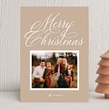 "simple stacked" - Holiday Cards in Cookie Dough by Vivian Yiwing - Front