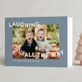 "Ha Ha Ha" - Holiday Cards in Winter by Angela Garrick - Folded Card