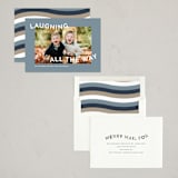 "Ha Ha Ha" - Holiday Cards in Winter by Angela Garrick - Assembled