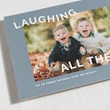 "Ha Ha Ha" - Holiday Cards in Winter by Angela Garrick - Detail