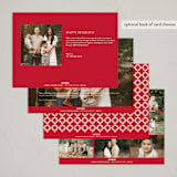 "So Classic" - Holiday Cards in Cardinal by Melanie Kosuge - Back of Card Options