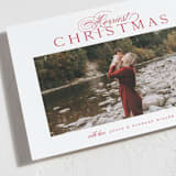 "So Classic" - Holiday Cards in Cardinal by Melanie Kosuge - Detail