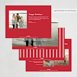 "Always" - Holiday Cards in Ruby by Alston Foster - Back of Card Options