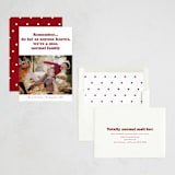 "Remember" - Holiday Cards in Candy Cane by Hudson meet Rose - Assembled