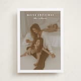 "Simplest border" - Holiday Cards in Snow by Stacey Meacham - Front