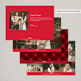 "Delicada" - Holiday Cards in Cinnamon by Shari Margolin - Back of Card Options
