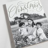 "Christmas Hand Lettering" - Holiday Cards in Pine Needle by Orasie - Detail