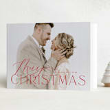 "Merry Season" - Holiday Cards in Berry by Michelle Taylor - Folded Card