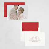 "Merry Season" - Holiday Cards in Berry by Michelle Taylor - Assembled