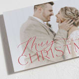 "Merry Season" - Holiday Cards in Berry by Michelle Taylor - Detail