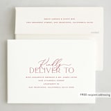 "Merry Season" - Holiday Cards in Berry by Michelle Taylor - FREE Recipient Addressing