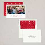 "Center Christmas" - Holiday Cards in Peppermint by Eric Ransom - Assembled
