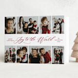 "Joy to the World Gallery" - Holiday Cards in Holly by Vanessa Doyle - Folded Card