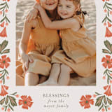 "Merry Arch" - Holiday Cards in Persimmon by Jen Owens - Detail