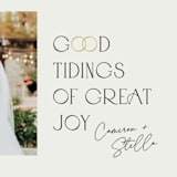 "Tidings of Joy" - Holiday Cards in Gingerbread by Louise Kay - Detail