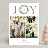 "Rejoice Wreath" - Holiday Cards in Moss by Elsa Duncan - Front