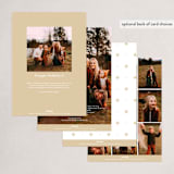 "Prayer of Peace" - Holiday Cards in Snowfall by Sandra Picco Design - Back of Card Options