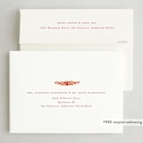 "Decorative Vintage Frame" - Holiday Cards in Candy Cane by Lucrecia Caporale - FREE Recipient Addressing