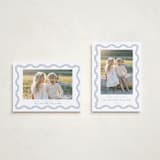 "Festive Greens" - Holiday Cards in French Blue by Alston Foster - Photo Orientation Options