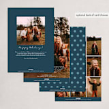 "prayer" - Holiday Cards in Marine by Sara Hicks Malone - Back of Card Options