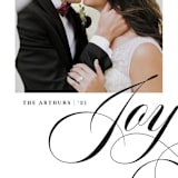 "Formal Joy" - Holiday Cards in Ebony by Louise Kay - Detail