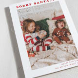 "Sorry Santa" - Holiday Cards in Candy Cane by raven erebus - Detail
