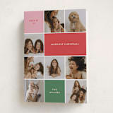 "Festive Collage" - Holiday Cards in Peppermint by Olivia Williams - Folded Card