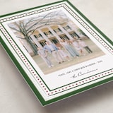 "Drawn Together in Blessings" - Holiday Cards in Wreath by Jacquie Foster - Detail