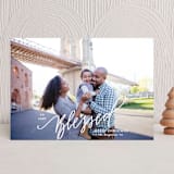 "So Very Blessed Lettered" - Holiday Cards in White Pine by Itsy Belle Studio - Front