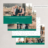 "So Very Blessed Lettered" - Holiday Cards in White Pine by Itsy Belle Studio - Back of Card Options