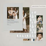 "Joy Luxe Tree" - Holiday Cards in Tinsel by Beth Murphy - Back of Card Options