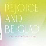 "Neon Rejoice" - Holiday Cards in Neon Rainbow by Anna Elder - Detail