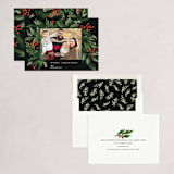 "Festive Holiday" - Holiday Cards in Berry by Paula Pecevich - Assembled