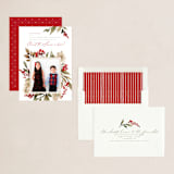 "Holly + Laurel" - Holiday Cards in Holly Berry by Wildfield Paper Co - Assembled