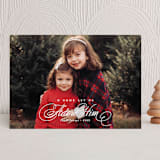 "Elegant Adore Him" - Holiday Cards in Snow by Brianne Larsen - Front