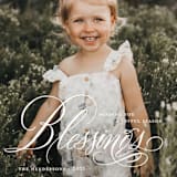 "b l e s s i n g s" - Holiday Cards in Snow by Aspacia Kusulas - Detail