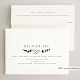 "Homey Greens" - Holiday Cards in Evergreen by Petra Kern - FREE Recipient Addressing