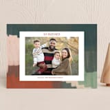 "Abstract Blessed" - Holiday Cards in Clay by Angel Walker - Front