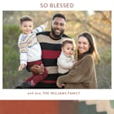 "Abstract Blessed" - Holiday Cards in Clay by Angel Walker - Detail