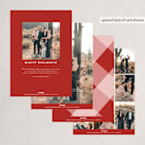 "Christmas Glory" - Holiday Cards in Holly by Kasia Labocki - Back of Card Options