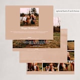 "Simple Wash" - Holiday Cards in Golden by Amy Kross - Back of Card Options