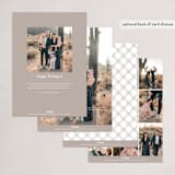 "Heaven Song" - Holiday Cards in Cocoa by Jula Paper Co. - Back of Card Options