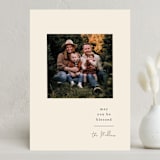 "Bounty of Blessings" - Holiday Cards in Cream by Baumbirdy - Front