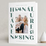 "Nature" - Holiday Cards in Juniper by Vivian Yiwing - Folded Card