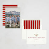 "Fresh Fallen Snow" - Holiday Cards in Blizzard by Wildfield Paper Co - Assembled