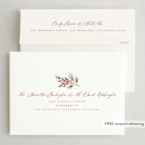 "Fresh Fallen Snow" - Holiday Cards in Blizzard by Wildfield Paper Co - FREE Recipient Addressing