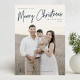 "A Signature Holiday" - Holiday Cards in Midnight by Liz Conley - Front